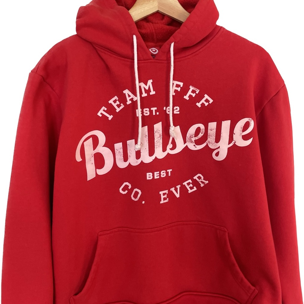 Team FFF Target Bullseye Best Co. Ever Red Hoodie | Unisex Sz Large.